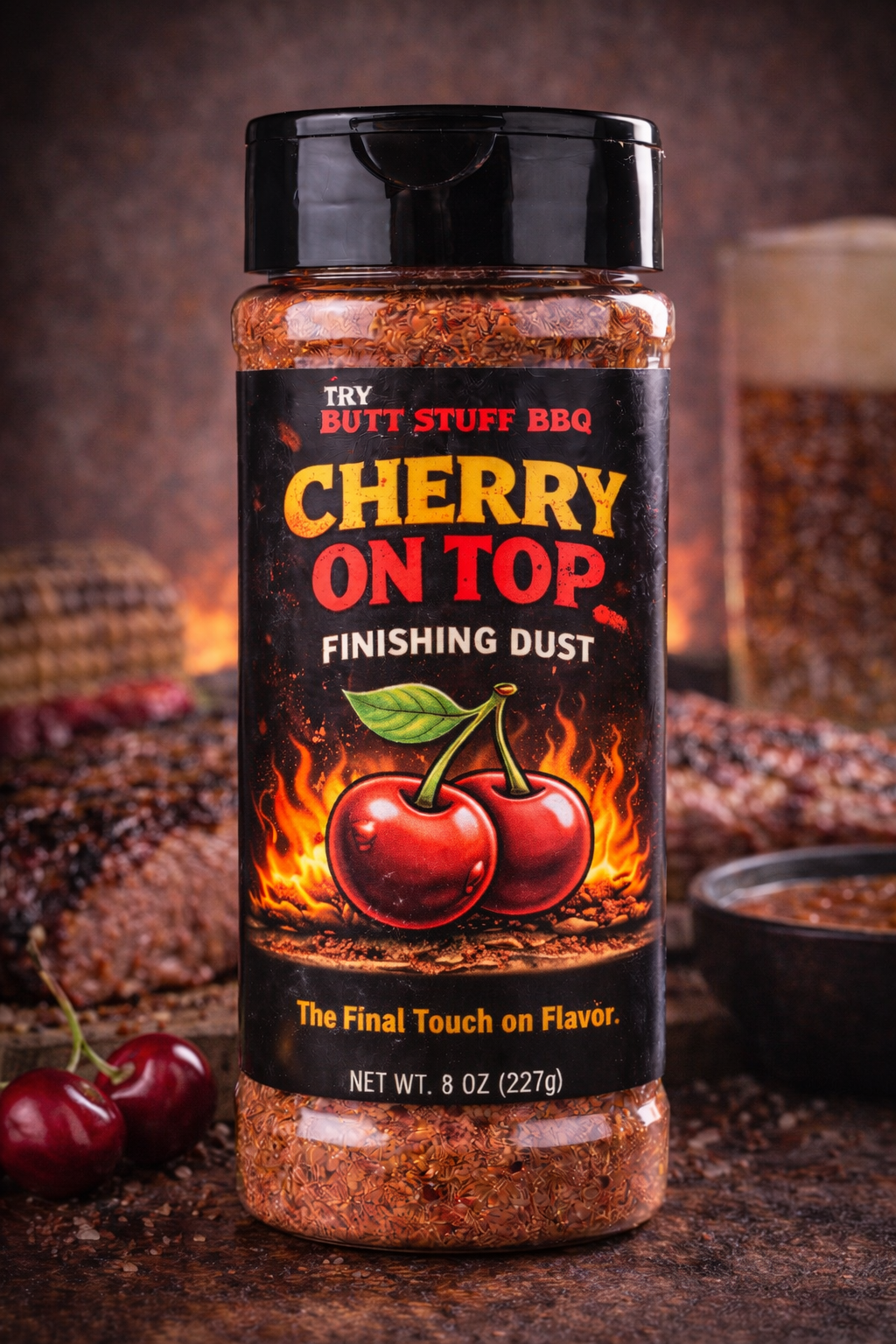 Cherry on Top finishing dust rub
